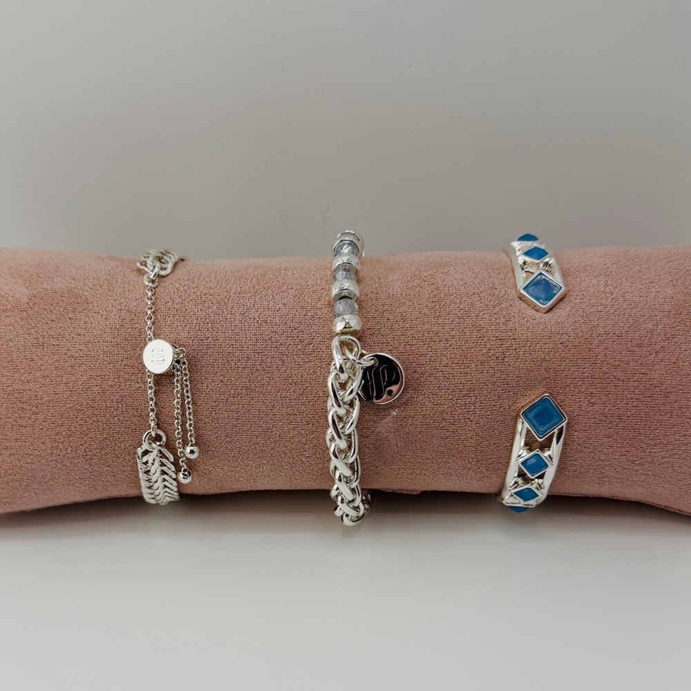 Bomb Party “Come Out of Your Shell” Set Of 3 Bracelets NEW - Picture 4 of 12
